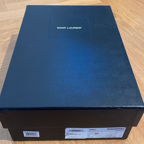 BNIB SAINT LAURENT Pony Hair Leopard Print Mule - Picture 4 of 5